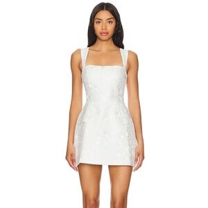Amanda Uprichard Bethany Romper in White Size Medium